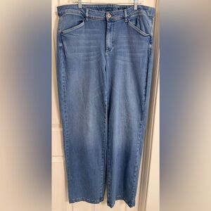 J.Jill Denim Wide Leg Trouser Jeans Size 18 Tall
